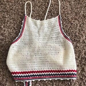 Crochet crop top